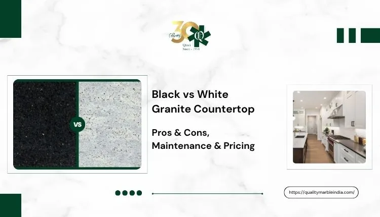Black vs White Granite Countertop - Pros & Cons, Maintenance and Pricing