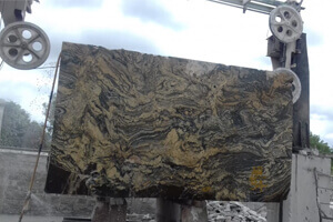 Carbon Gold Granite