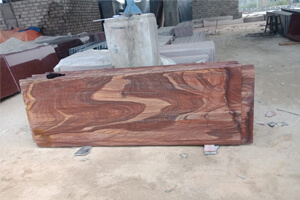 Red Teakwood Sandstone For Building & Home Decor