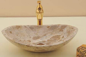 Tinder Beige Marble Sink For Modern Lifestyle