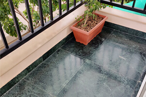 Forest Green Marble For Alluring Outdoor Pathways