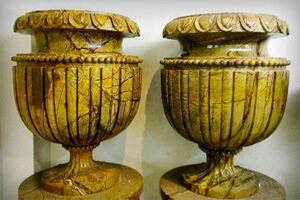 Accomplish Your Home Decoration With Carved Planters